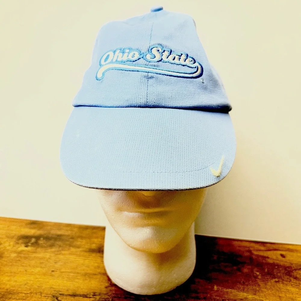 Nike Ohio State Buckeyes Womens Hat Light Blue Baseball Cap Adjustable OSFA